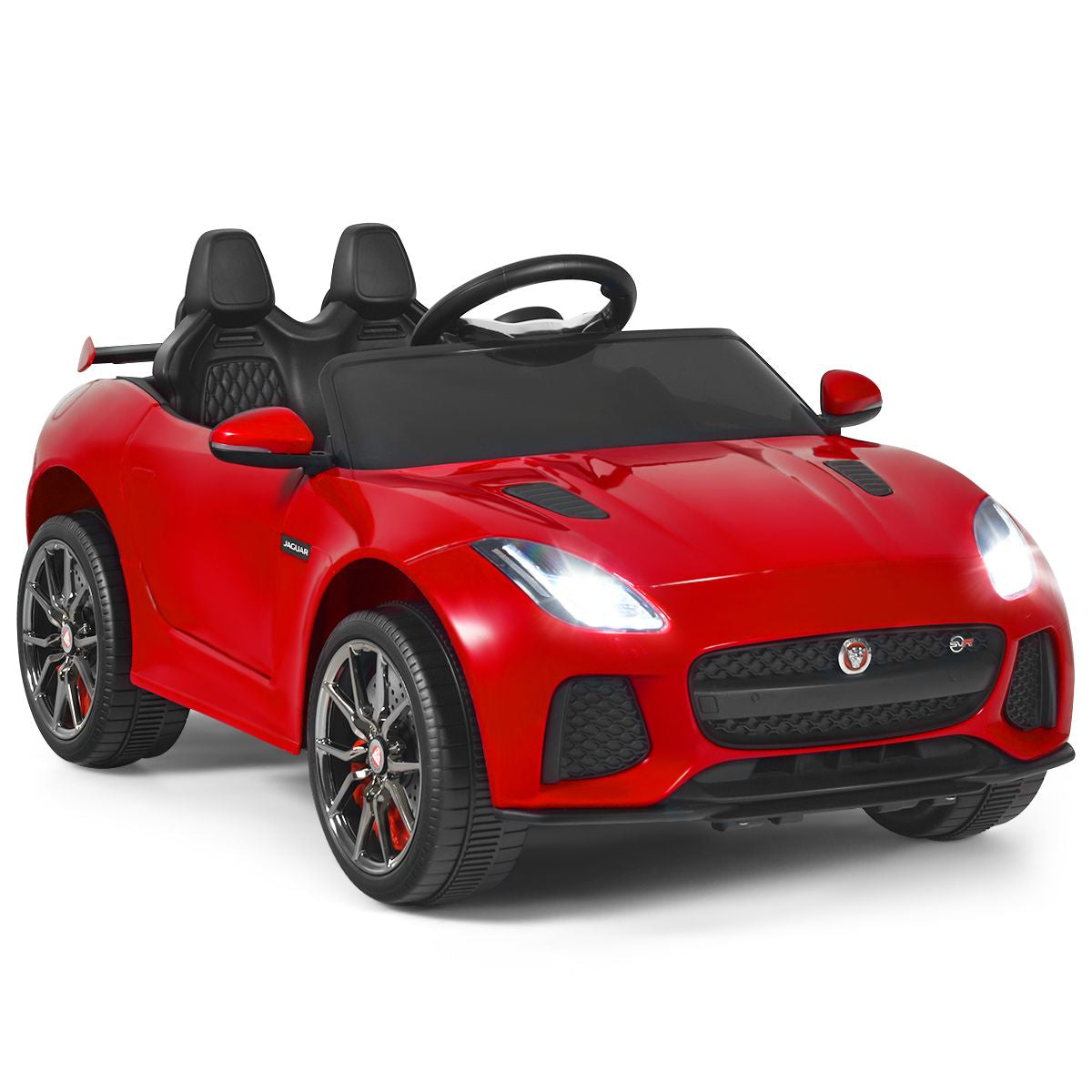 Elektro Kinderauto Mit Geschichten & Musik & Hupe & Scheinwerfer & 2,4G Fernbedienung