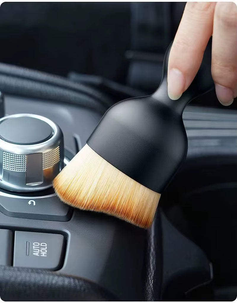 2 Pcs Car Interior Dust Sweeping Soft Brush Car Washing Tool Keyboard Gap Car Dust Brush Out Trend Cleaning Brush